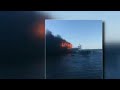 Woman dies after fire on casino shuttle boat