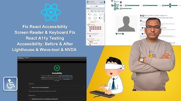 How To Find And Fix Accessibility Issues In React | ReactJS Tutorials in Hindi