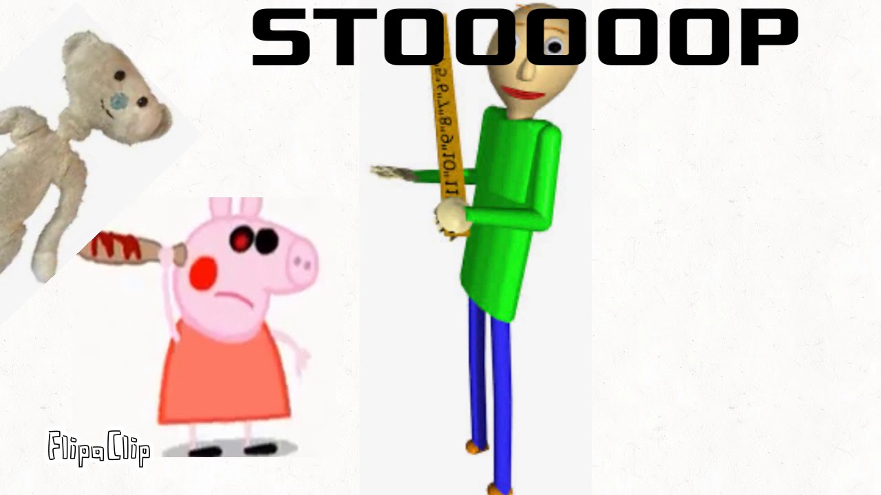 Baldi Vs Bear Vs Piggy - YouTube