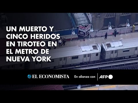 Un muerto y cinco heridos en tiroteo en el metro de Nueva York