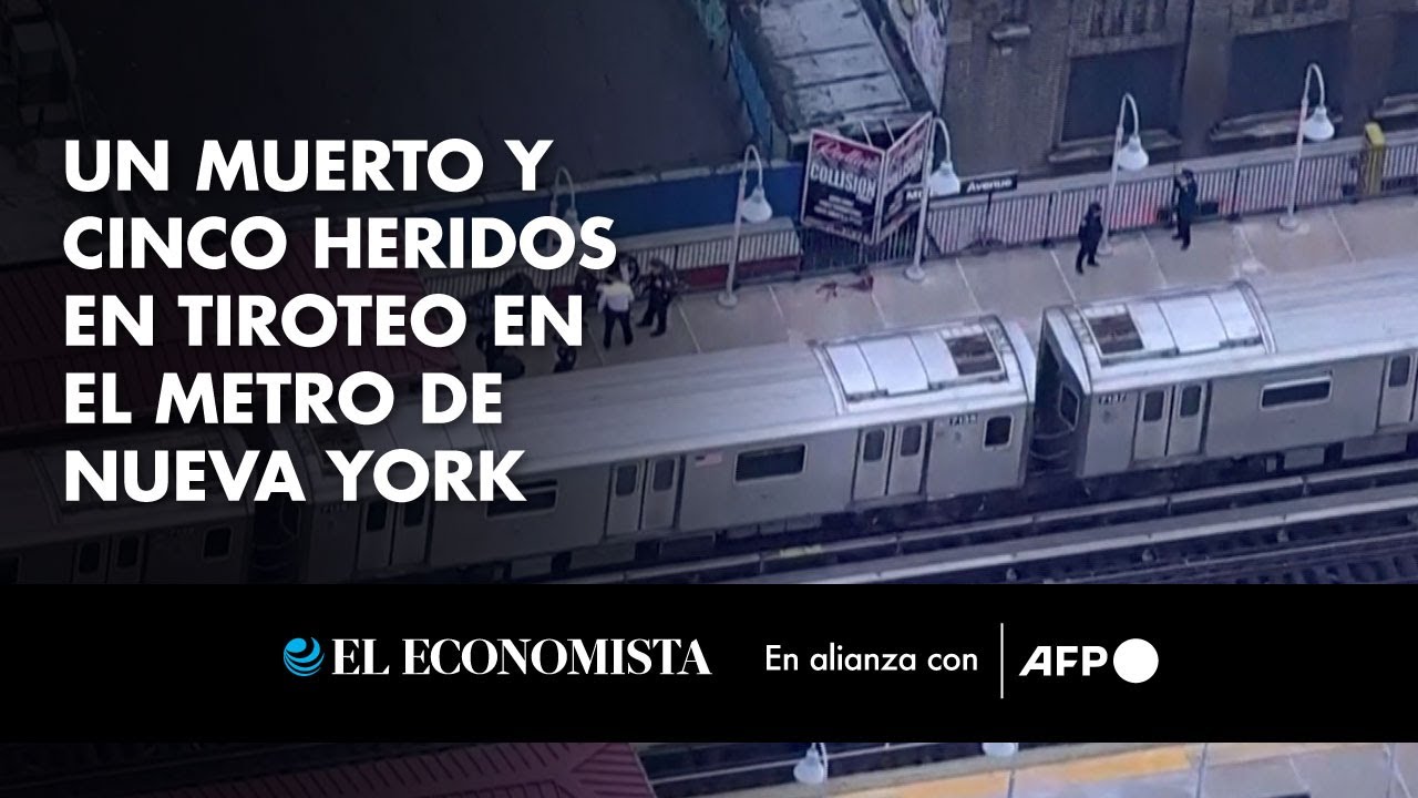 Un muerto y cinco heridos en tiroteo en el metro de Nueva York