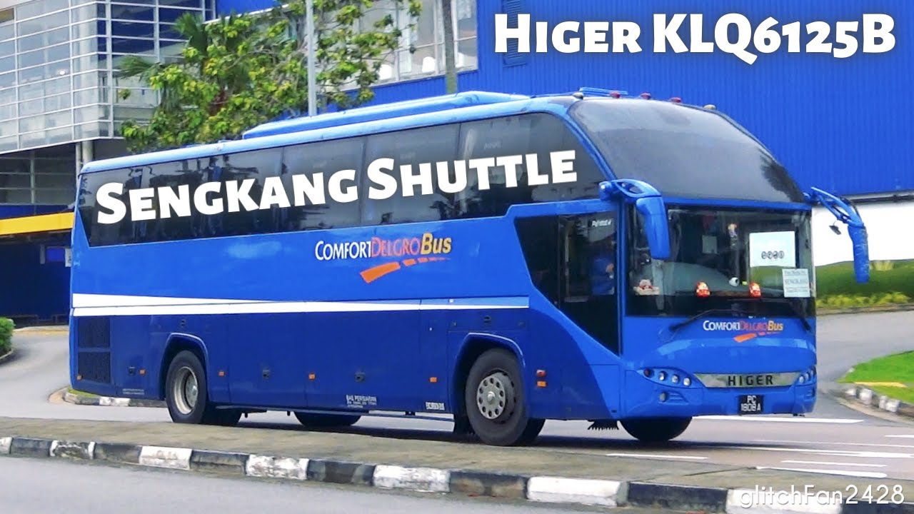 [ComfortDelGro] PC1808A on Tampines Retail Park Sengkang Shuttle - Higer KLQ6125B