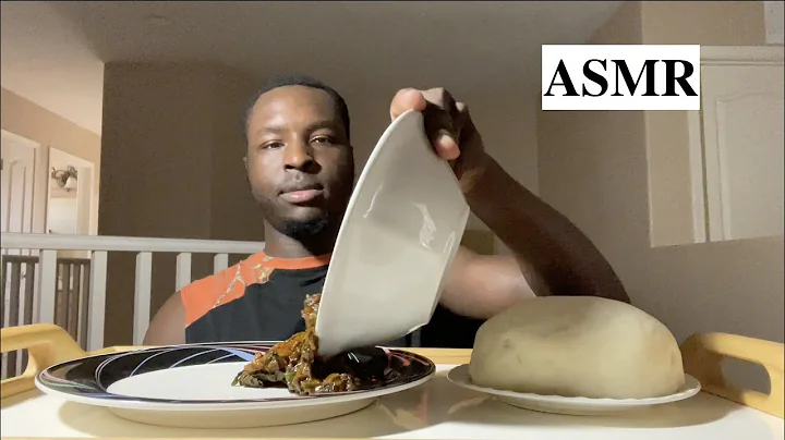 ASMR | EFO RIRO WITH FUFU | NIGERIAN & AFRICAN FOOD | MUKBANG