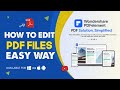 Master pdf editing in minutes  the ultimate pdf editor tool