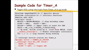 Lab # 4 video part 2 : Interrupts