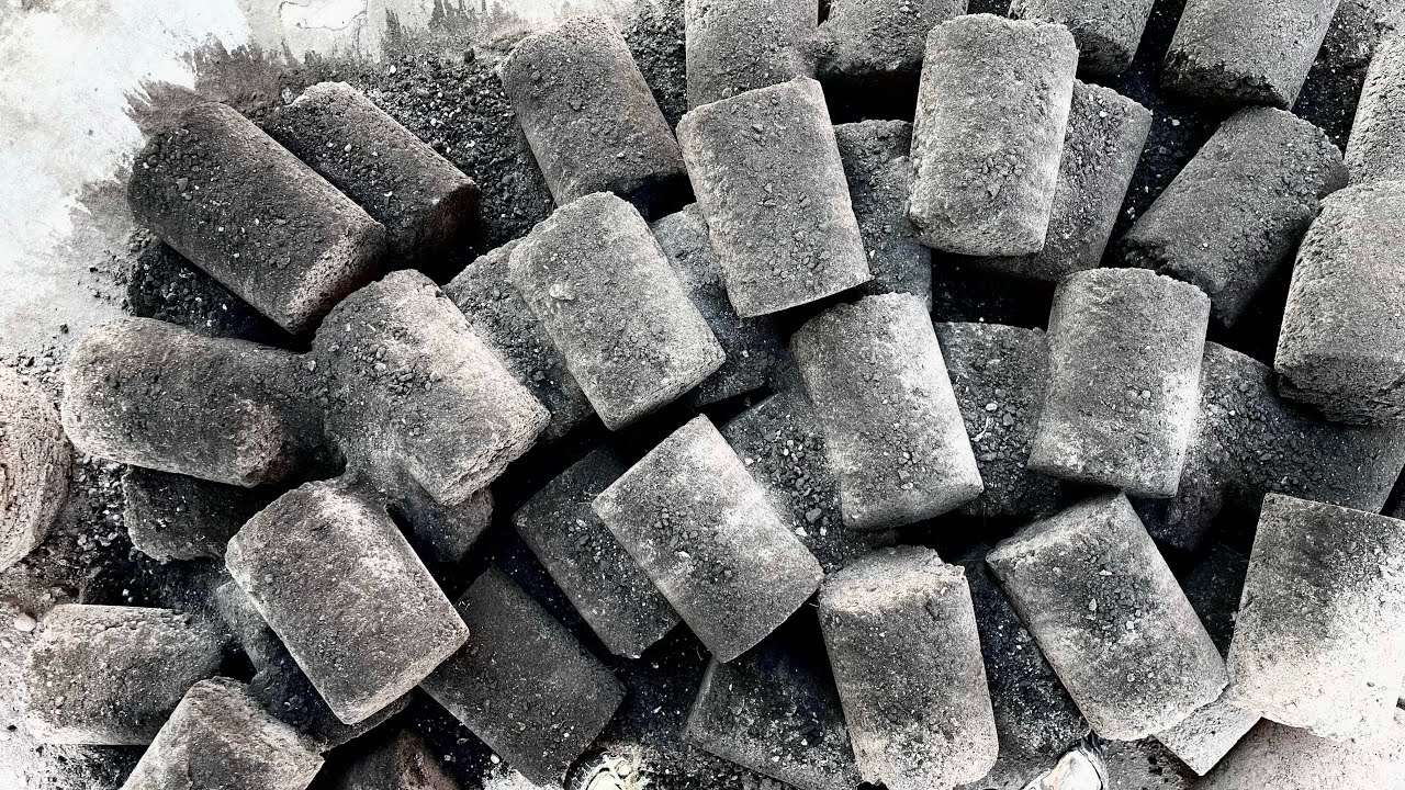 New Concrete Ashes Dry & Water Crumbling ASMR