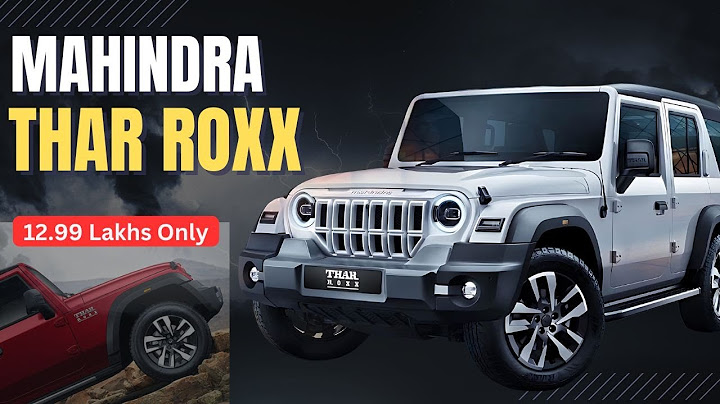 Mahindra Thar ROXX | 5 Door Thar | Rs 12.99 Lakh
