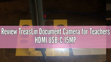 Review TreasLin Document Camera for Teachers HDMI USB-C 15MP HDIM Document Camera, Remote Learning C