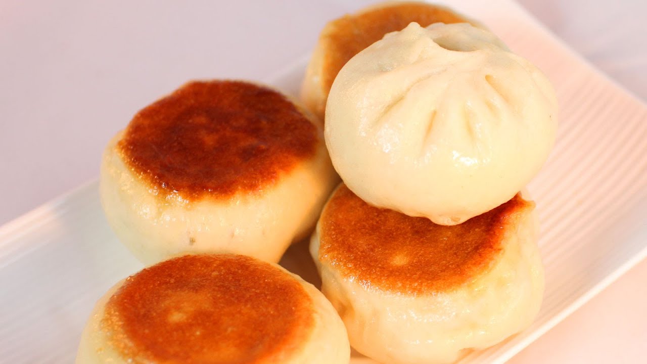 Fried Pork Buns Recipe /水煎包/生煎包/生煎饅頭 YouTube
