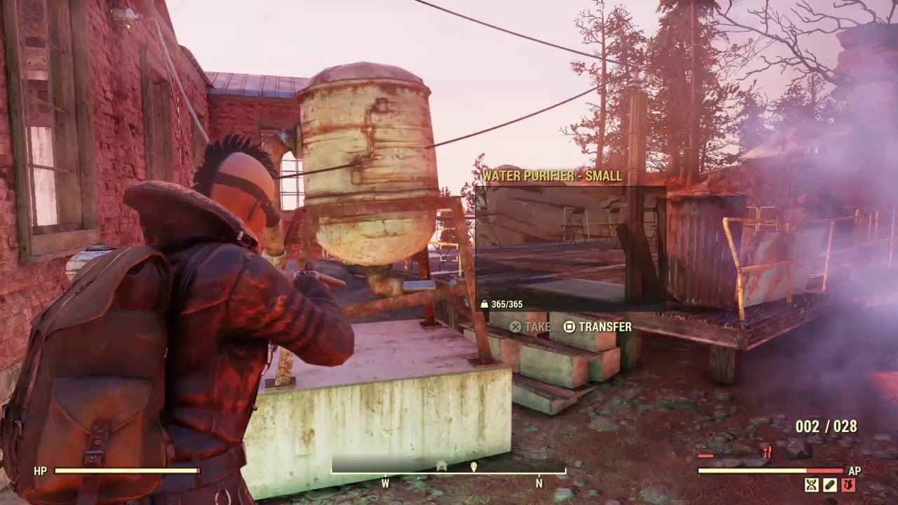 Damaged decontamination shower glitch Fallout 76 YouTube