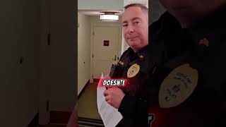 Five Cops vs. One Auditor: Who Will Prevail? 😡 #Bodycam #PoliceEncounter #FirstAmendment