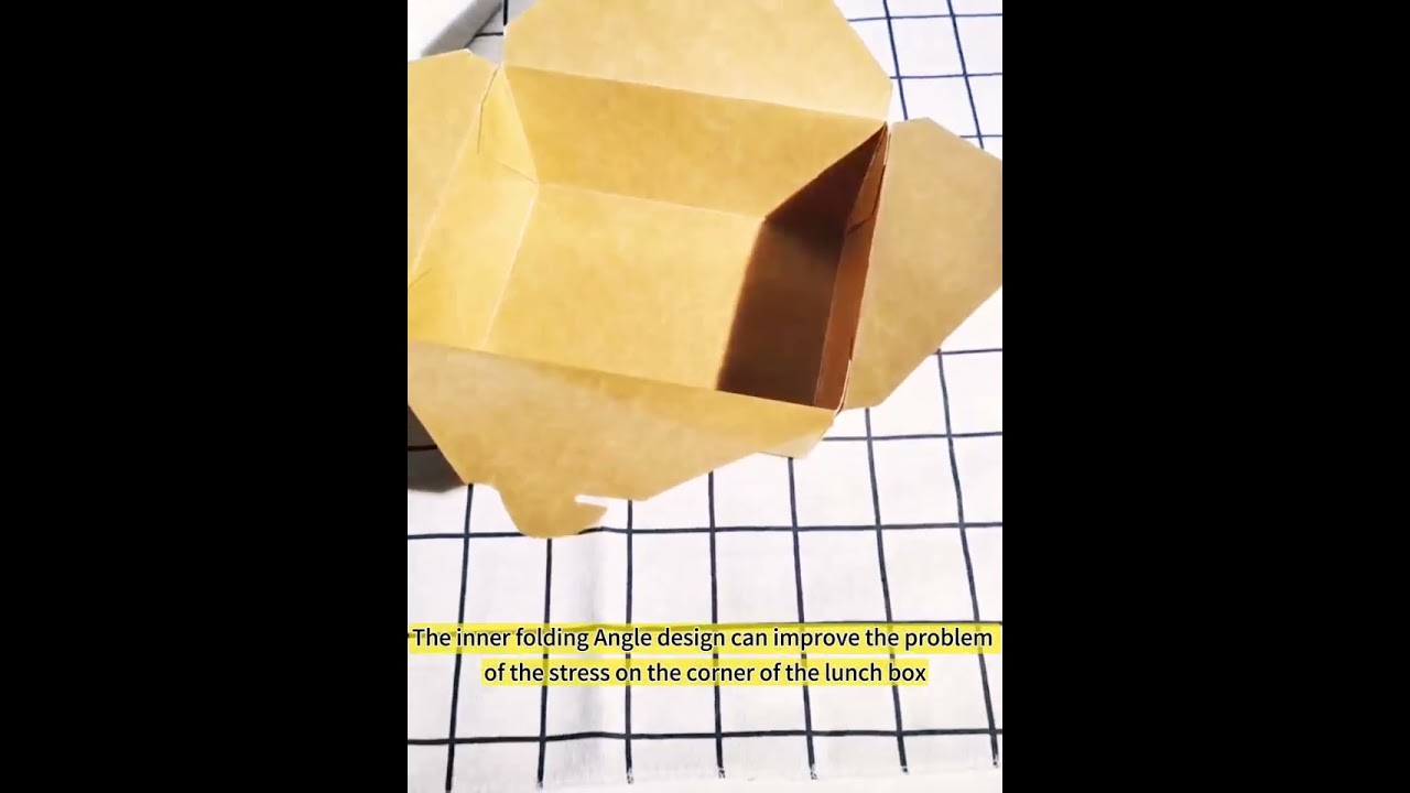 Bucked kraft packing box can custom volume and logo.