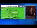 LIVE: Weekend storm timing and impressive heat ahead
