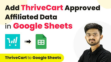 How to Add ThriveCart Approved Affiliated Data in Google Sheets | ThriveCart Affiliate