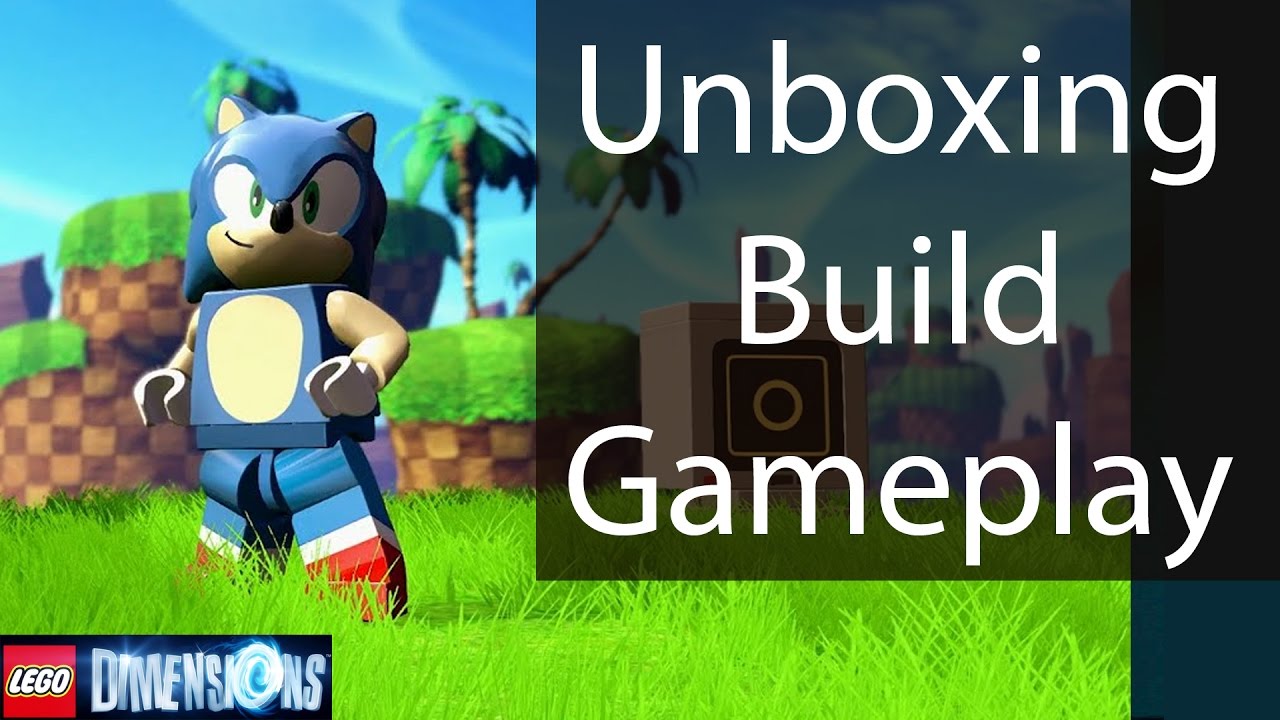 LEGO Dimensions - Sonic the Hedgehog Free Roam Gameplay (Sonic Adventure  World) 