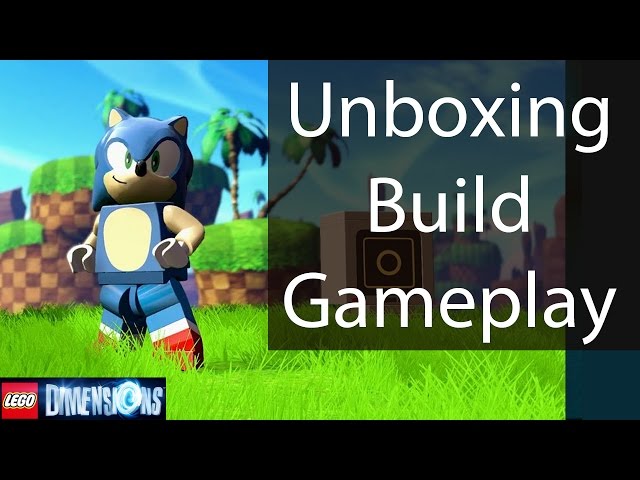 Lego Dimensions SONIC the Hedgehog Level Pack 71244 Stop Motion Build  Review 