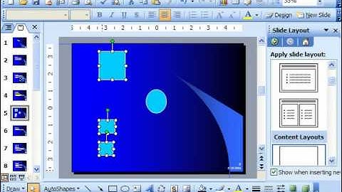 PowerPoint 2003 Tutorial Aligning & Distributing Objects Microsoft Training Lesson 20.3