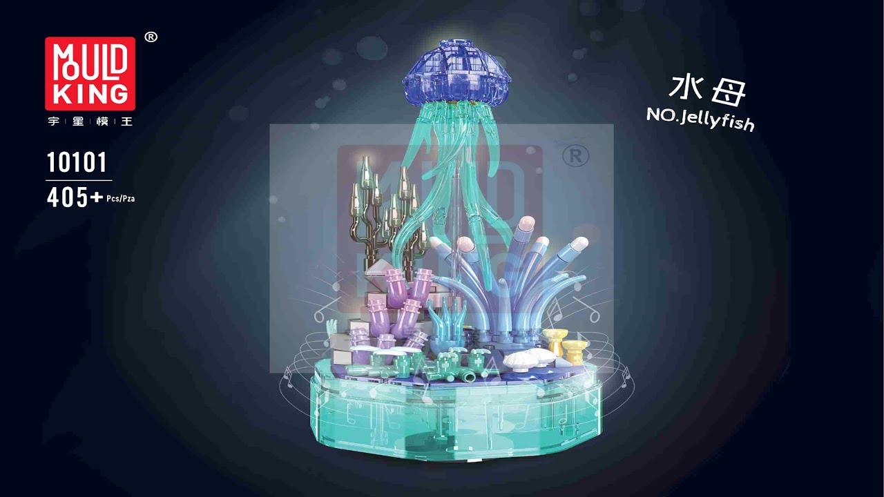 Mould King Instructions - Jellyfish Music Box - 10101