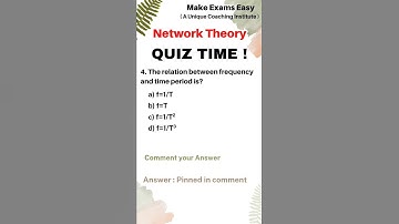 Network Theory | Quiz Time | One liner | Important Questions #ssc #rrb #gate #tneb #trb #shorts