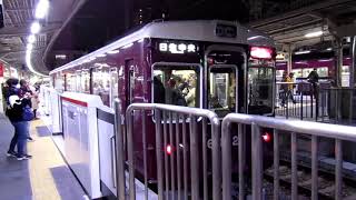 阪急電鉄十三駅　6000系6002F（能勢電鉄所属）　NOSE-DEN Railways  / type 6000 / NISSEI Express''