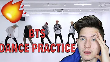 (Non KPOP fan reacts) BTS (방탄소년단) 'DNA' Dance Practice REACTION