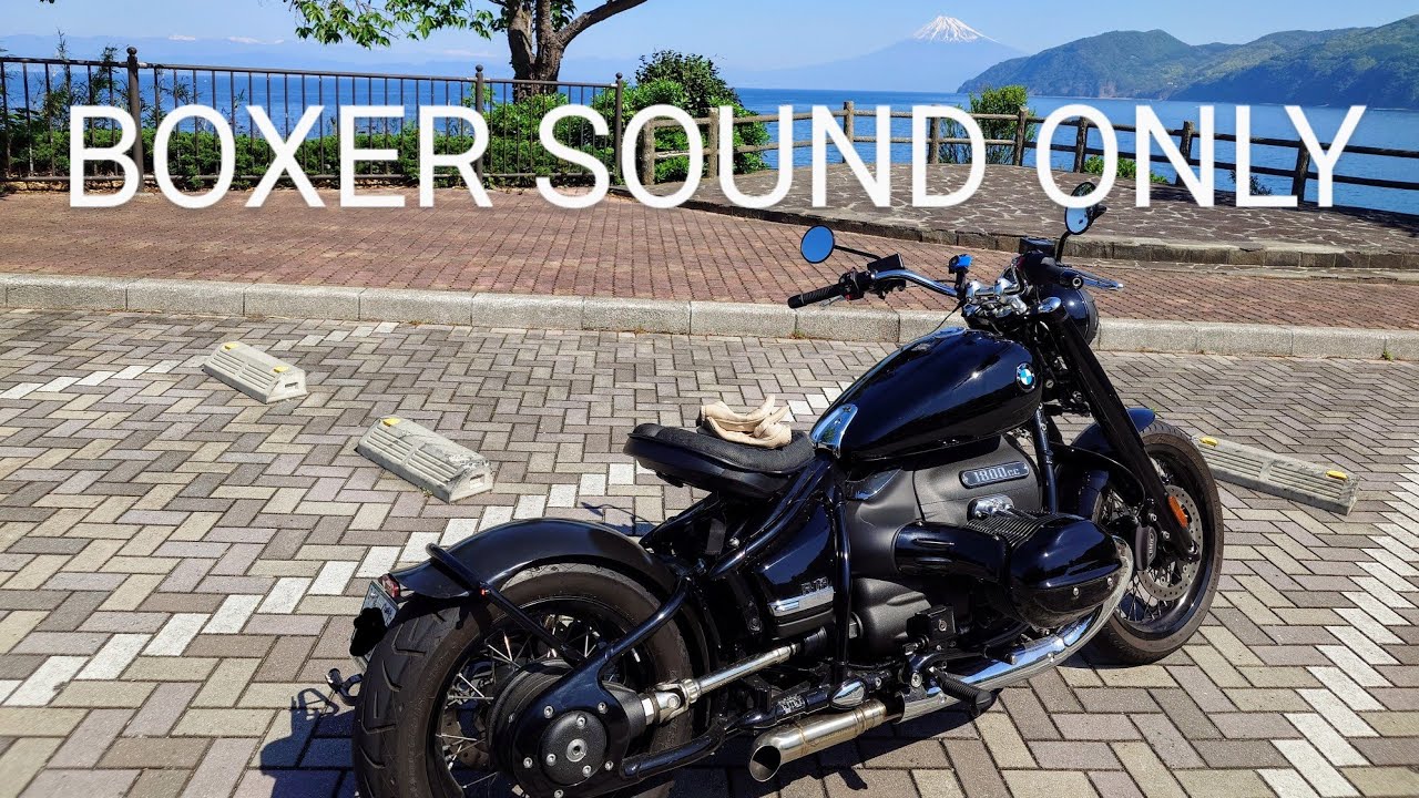 BMW R18 Modified Exhaust Sound (ASMR) - Relaxing POV Moto Ride in izu,Japan　西伊豆でゆったりツーリング 仁科峠〜西天城高原