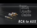 J&amp;D AUDIOWAVE RCA Audio Cable