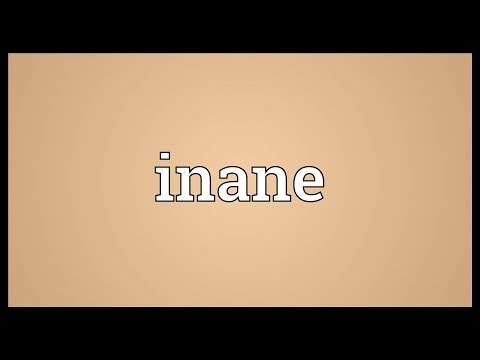 Inane Def Inane Definition