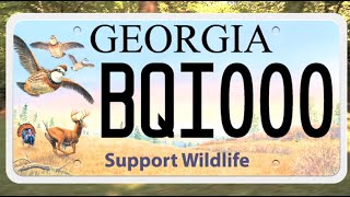 Specialty Tags Help Support Georgia DNR Wildlife Resources Division