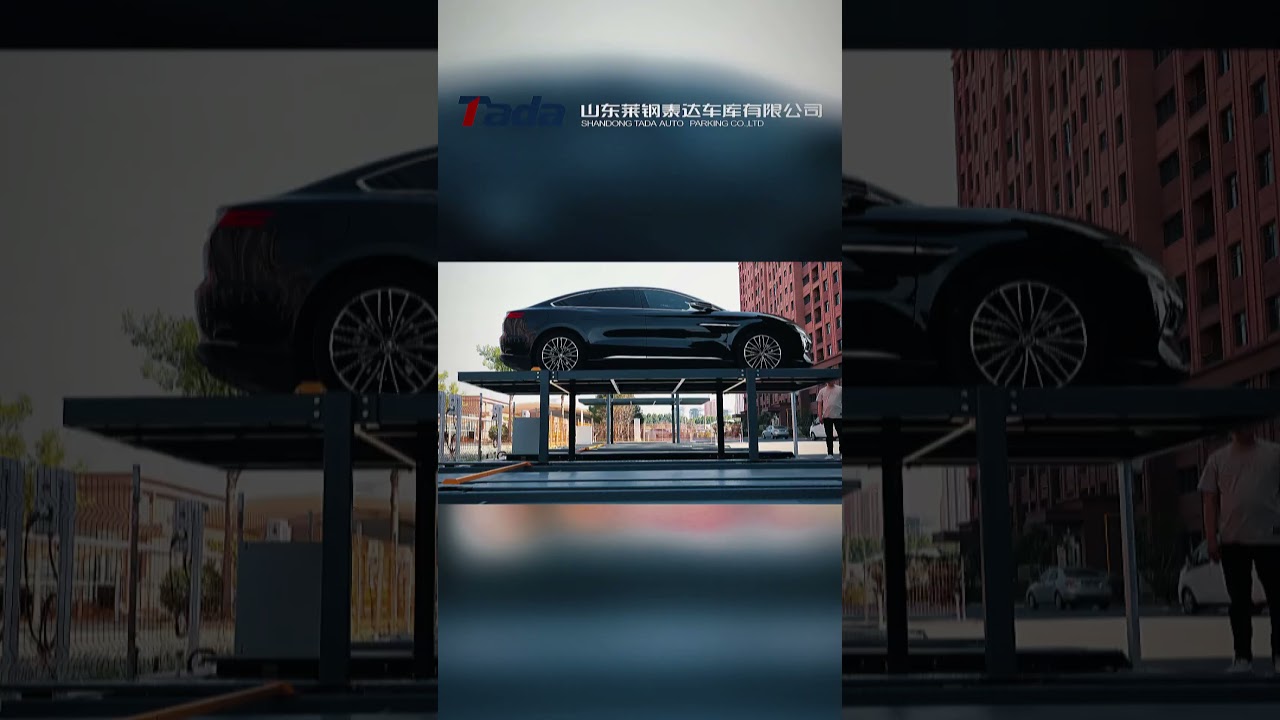 3 car stacker pit parking video
