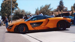 MCLAREN SENNA SCRAPES LEAVING SUPERCAR SHOW & THEN SENDS IT!