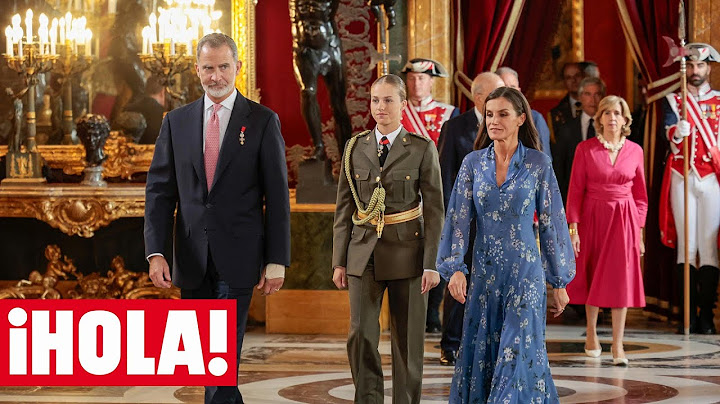 La princesa Leonor,  protagonista de la recepción del 12 de octubre en el Palacio Real