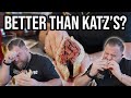 We try the famous hot pastrami sandwich from langers in la