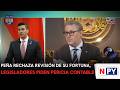 Peña rechaza revisión de su fortuna, legisladores piden pericia contable
