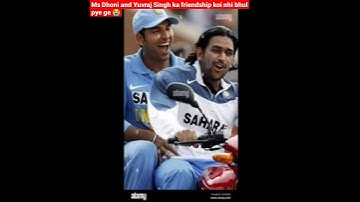 Ms Dhoni and Yuvraj Singh ka friendship 😭😭🔥 bachapan ka pyar koi nhi bhul pye ge😭#Dhoni#Yuvraj#crick