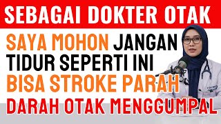 AWAS HATI-HATI‼️ Posisi Tidur Sepele Ini Ternyata Bisa Picu Stroke Mendadak pada Lansia