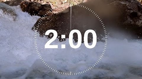 2 Minute Timer Relaxing Music Lofi Water Background