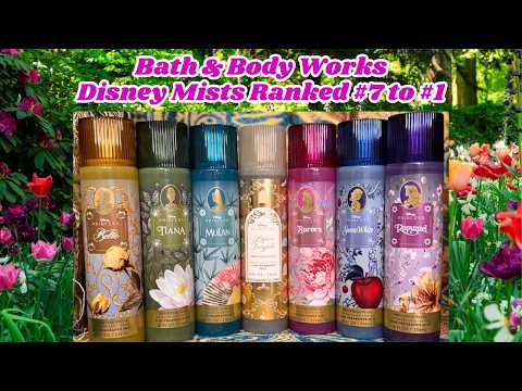 Bath & Body Works Disney Mists Ranked #7 to #1