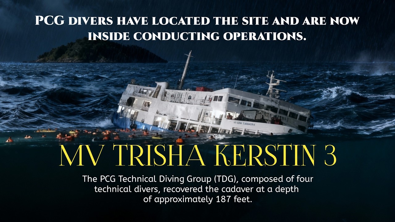 PCG sustained search, rescue, and dive operations for the sunken MV Trisha Kerstin 3