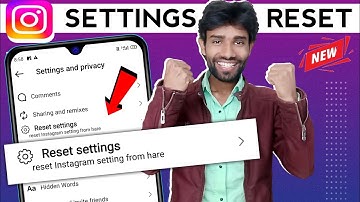 Instagram setting reset kaise kare | how to reset instagram settings 2024