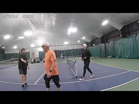 Dinkin' In the New Year Pickleball Tourney--Steve Rogers/Bob Danielson vs. Justin Darcy/Cameron Daly