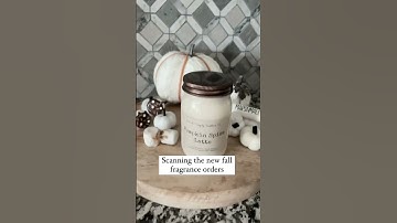 New Fall Candles. Fall farmhouse decor. Mason Jar Soy Candles. Fall fragrances. Pumpkin candle