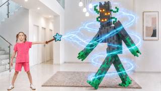 Minecraft Toys Come to Life! Stephi and Alex Must Return Them All! Minecraft Toys Come to Life! Stephi and Alex Must Return Them All!