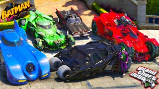 Michael Steal Every Batman Cars in GTA 5! | (GTA V Real Life Cars #154)