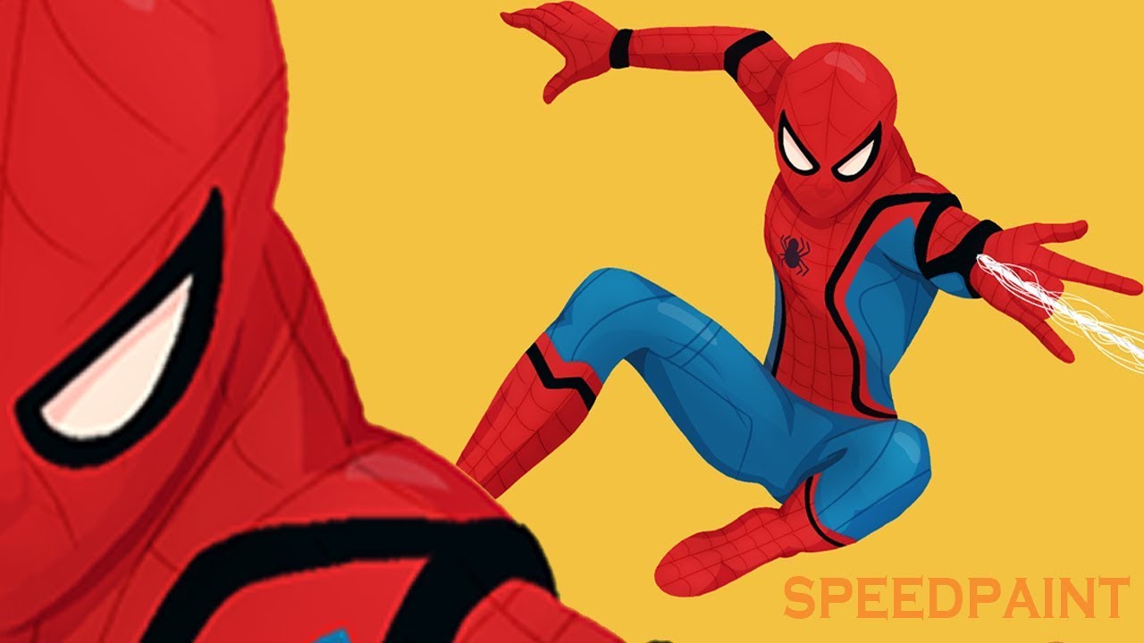 SPIDERMAN FANART | STARK'S SUIT | SPEEDPAINT