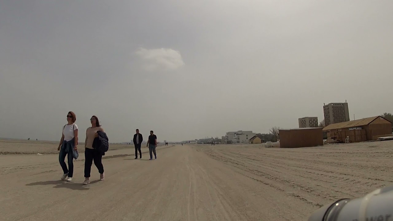 New Bike route on the beach in Mamaia-Hotel  Rex-Casino-Ruta noua pentru biciciclete in Mamaia.