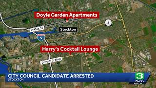Stockton City Council candidate in custody charged with multiple felonies