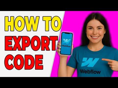 How To Export Webflow Code (2026 Guide) [Webflow Tutorial 2026]