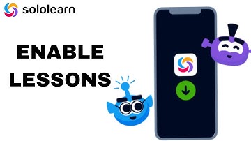 How To Enable And Turn On Lessons On Sololearn App