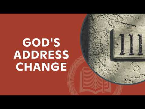 God's Address Change, John 1